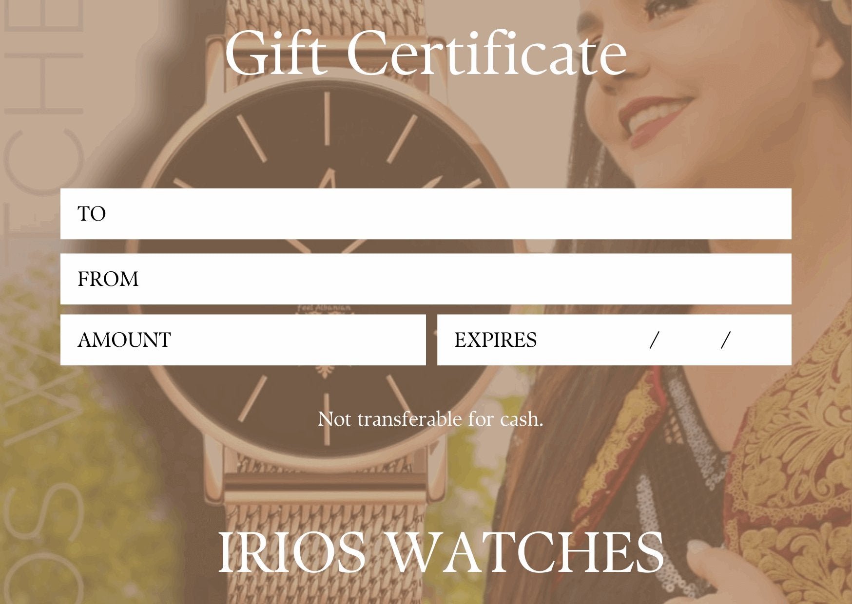 Gift Card IRIOS - Irios Watches